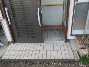 前田マキ子邸玄関改修